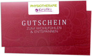 Gutschein Geschenk Physiotherapie Krotki